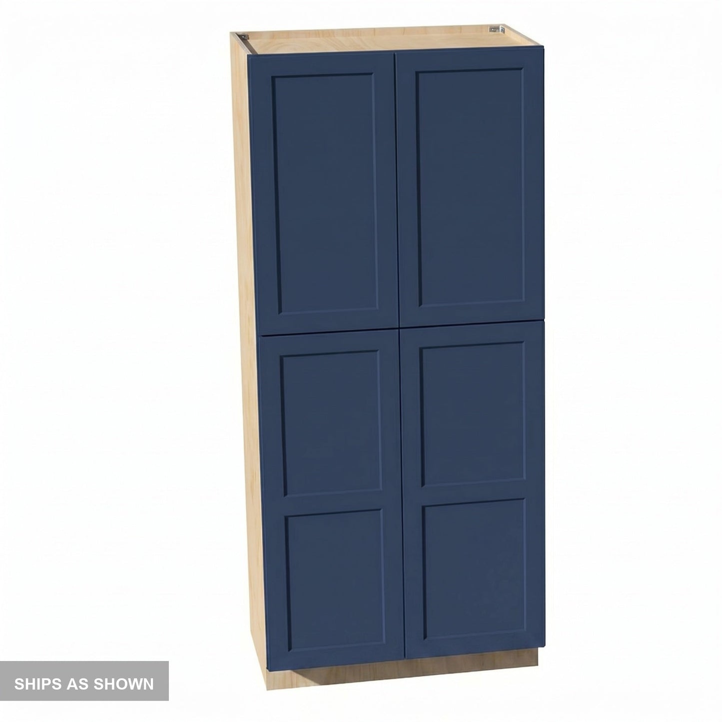 Shaker Tall Pantry Cabinet 36" (TP3684) · Ardelle - Blue - Flat Pack