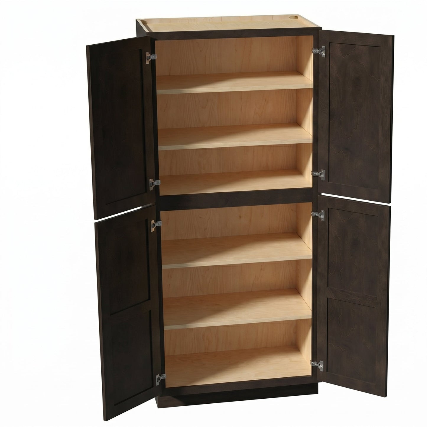 Shaker Tall Pantry Cabinet 36" (TP3684) · Ardelle - Charcoal - Interior
