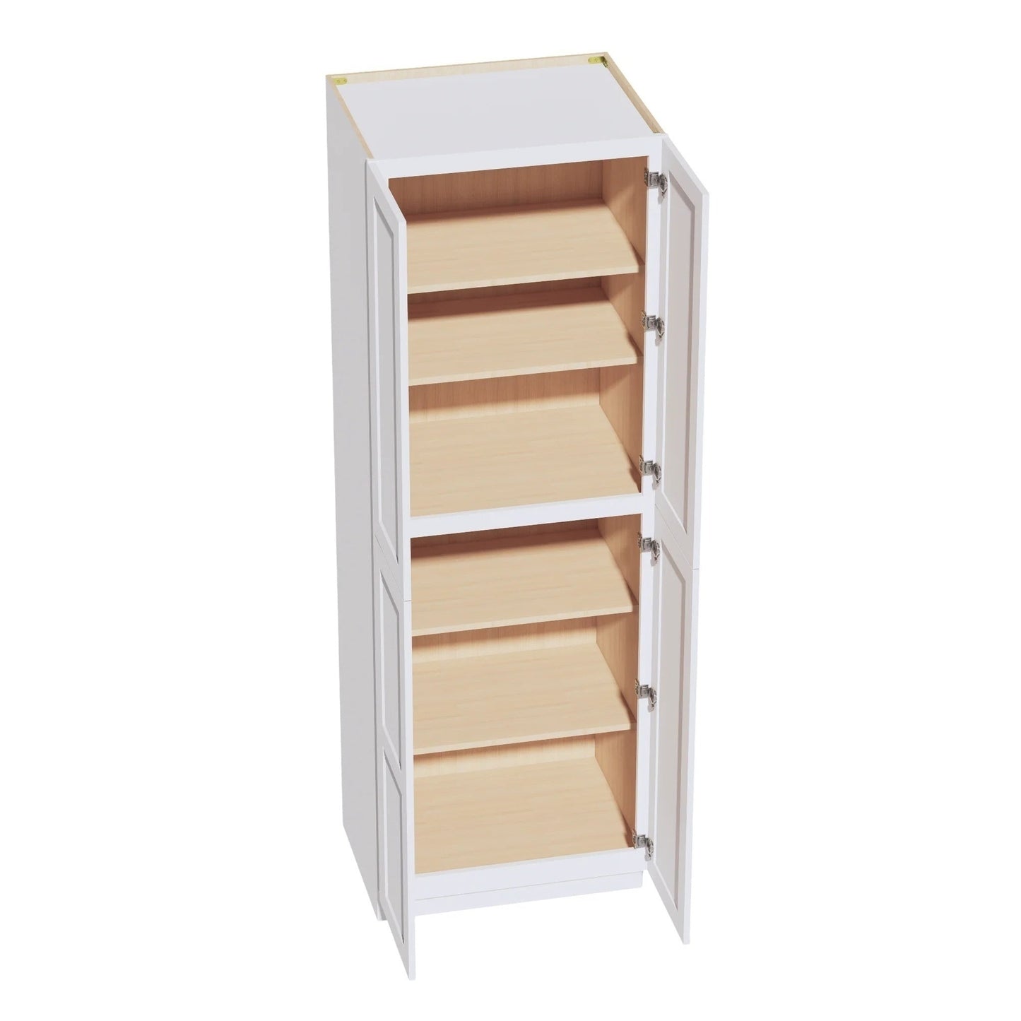 Shaker Tall Pantry Cabinet 36" (TP3690) · Ardelle - White - Interior