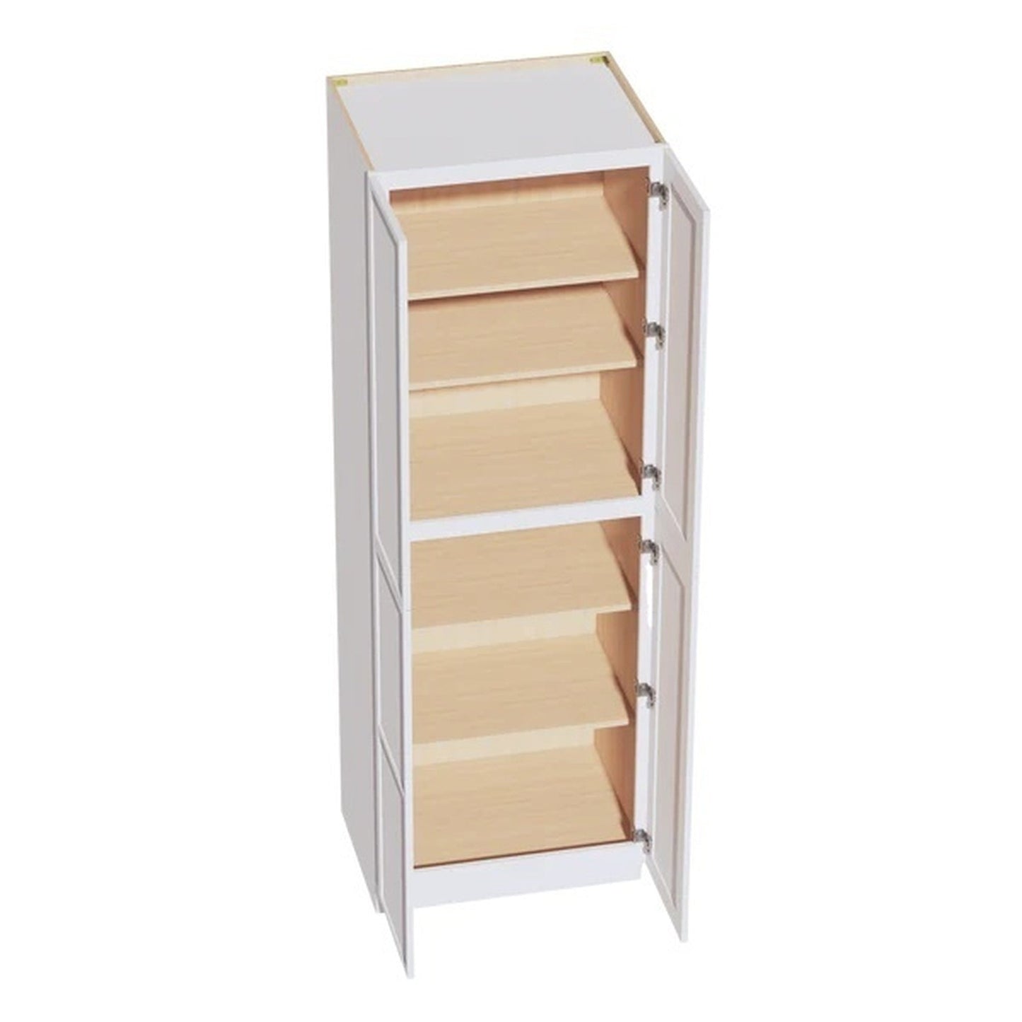 Slim Shaker Tall Pantry Cabinet 36" (TP3690) · Slim - Frost - Interior
