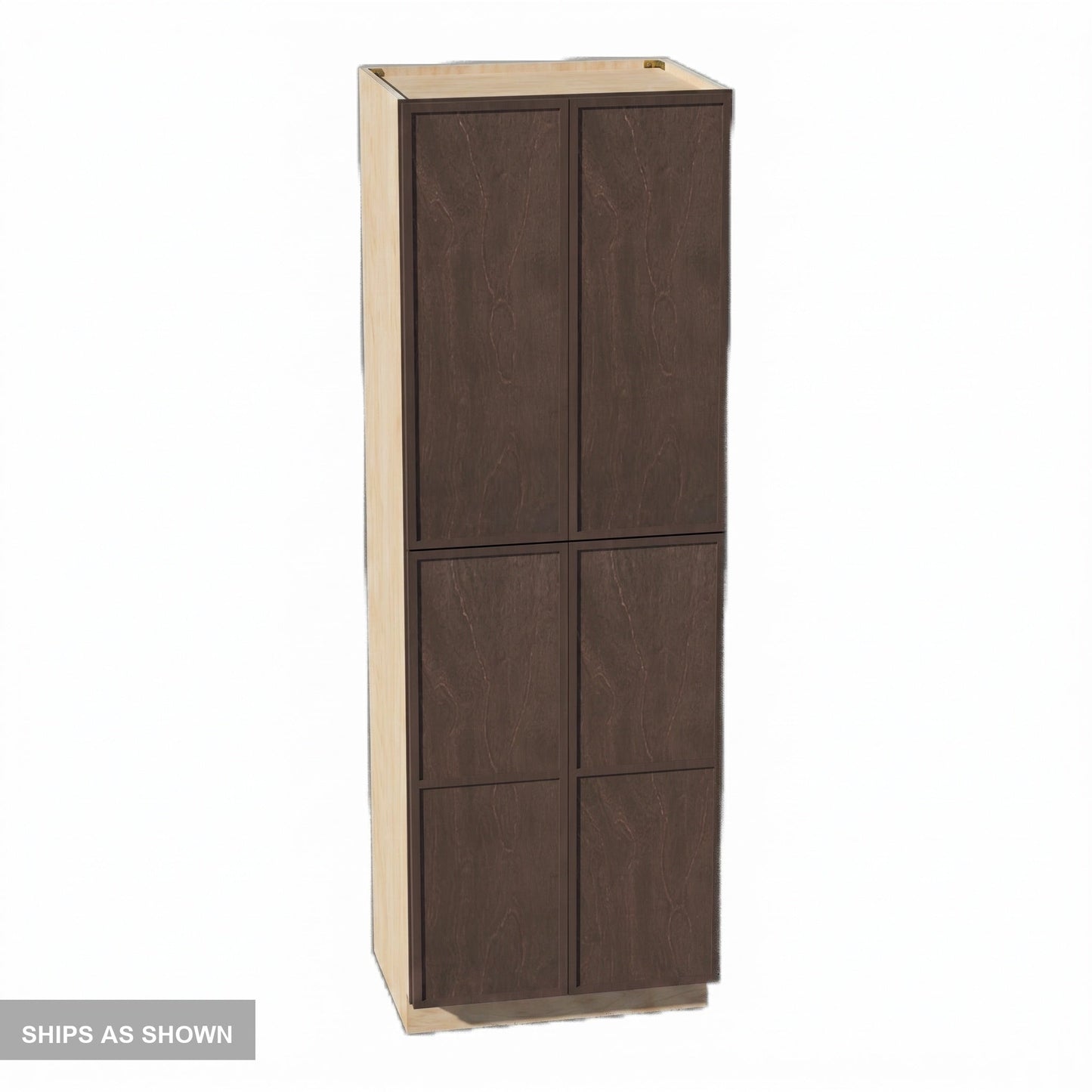 Quik Cabinets TP3690 Slim Mocha - Flatpack