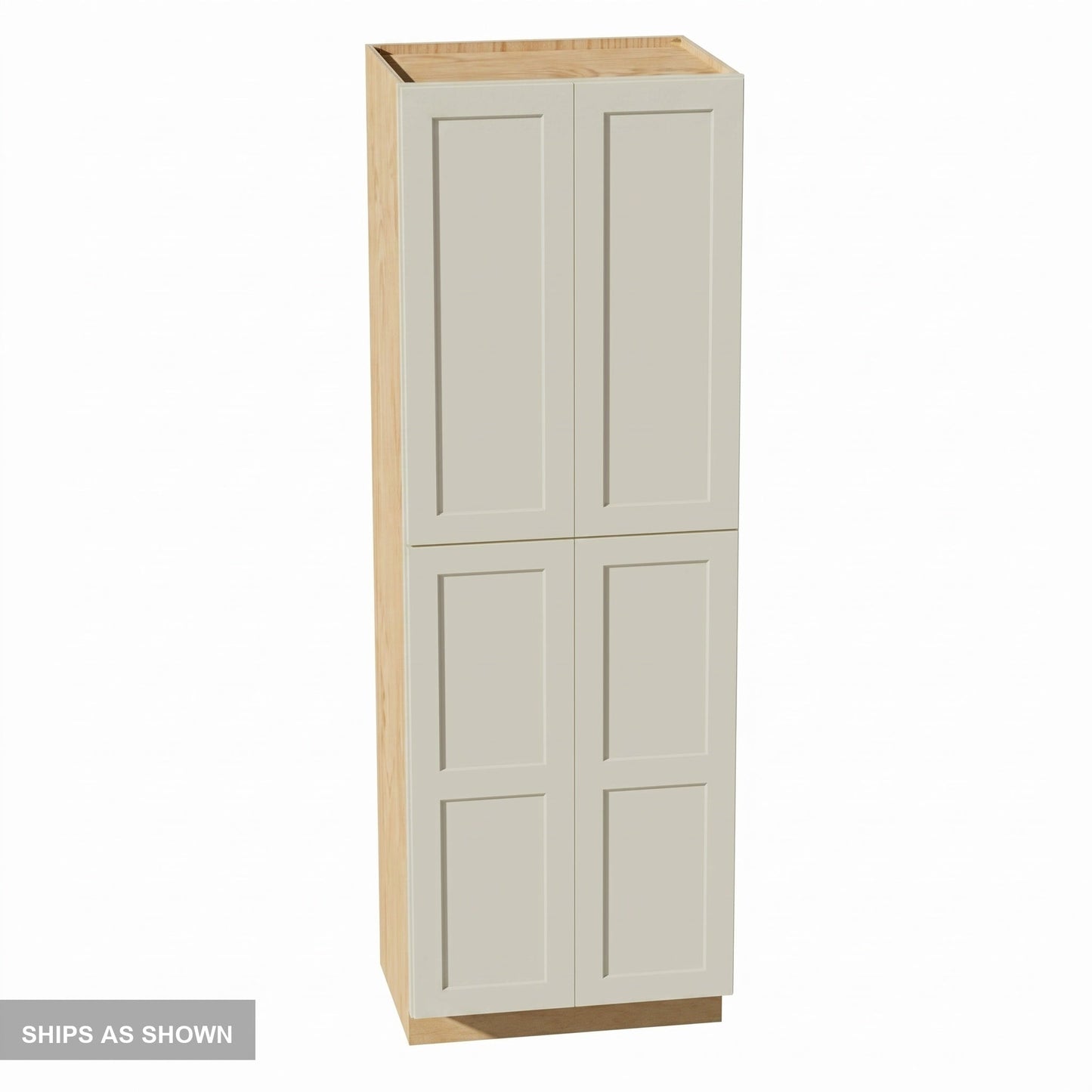 Shaker Tall Pantry Cabinet 36" (TP3690) · Tallis - Swan White - Flat Pack