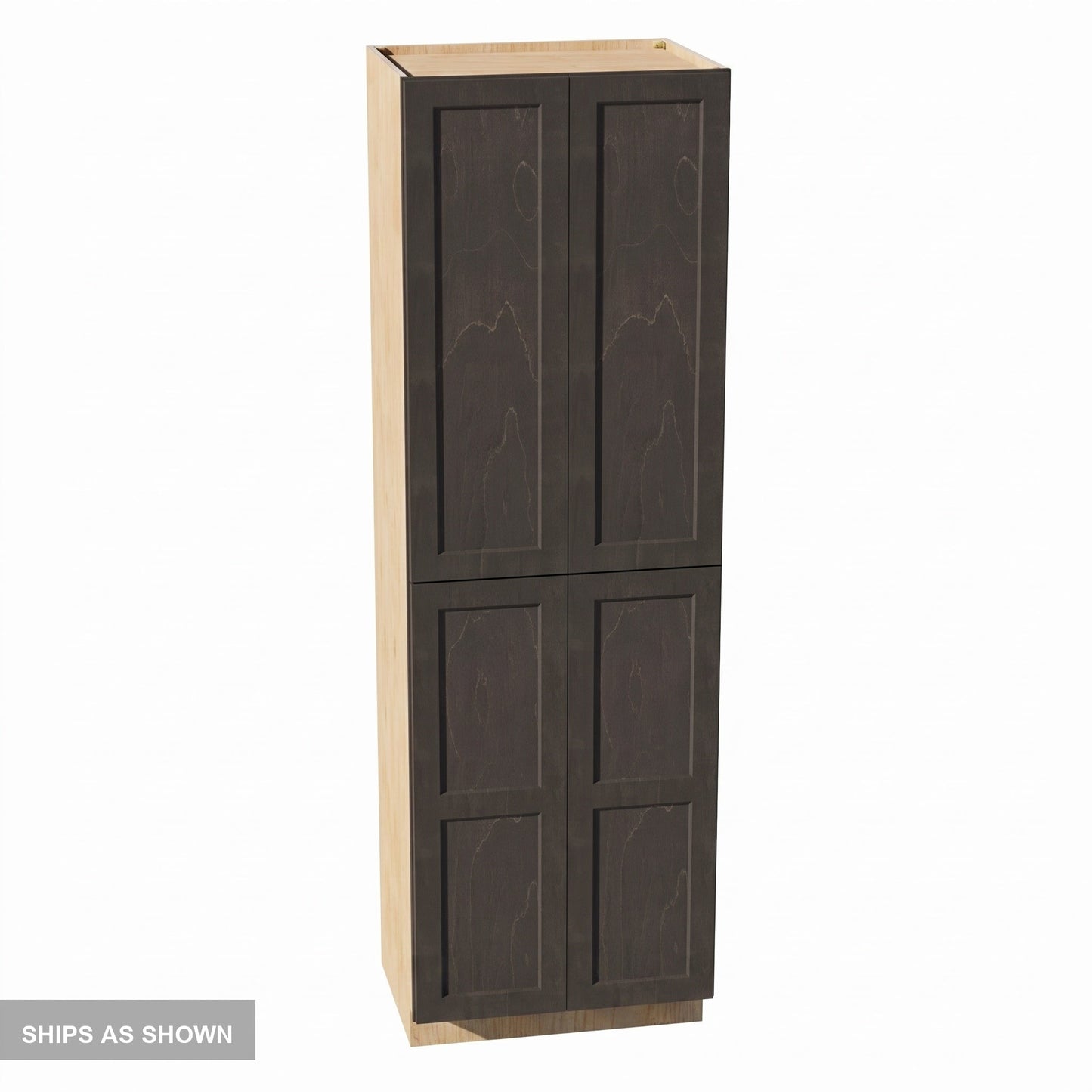 Shaker Tall Pantry Cabinet 36" (TP3696) · Ardelle - Charcoal - Flat Pack