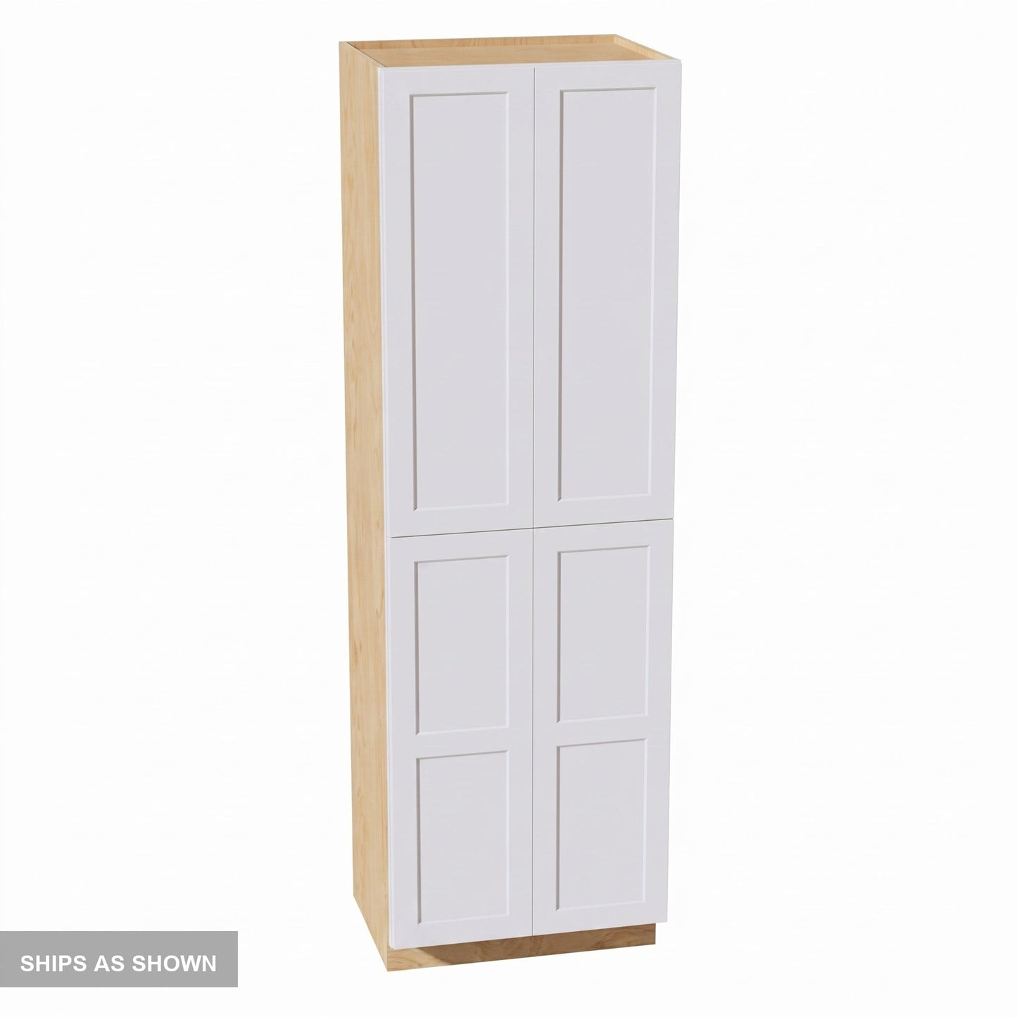 Shaker Tall Pantry Cabinet 36" (TP3696) · Ardelle - White - Flat Pack