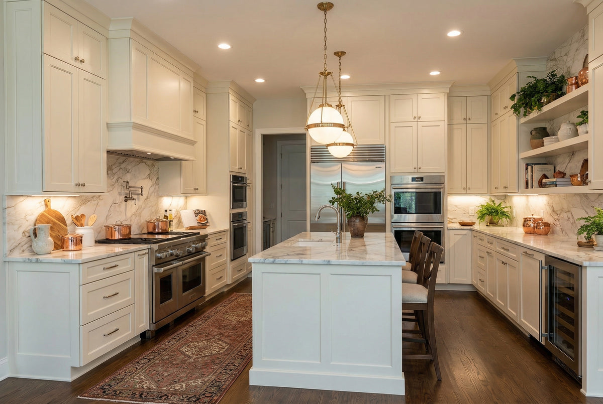 Classic Swan White Chef's Kitchen