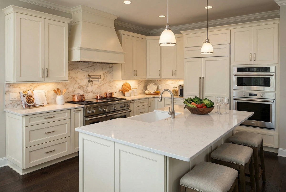 Timeless Swan White Family Kitchen