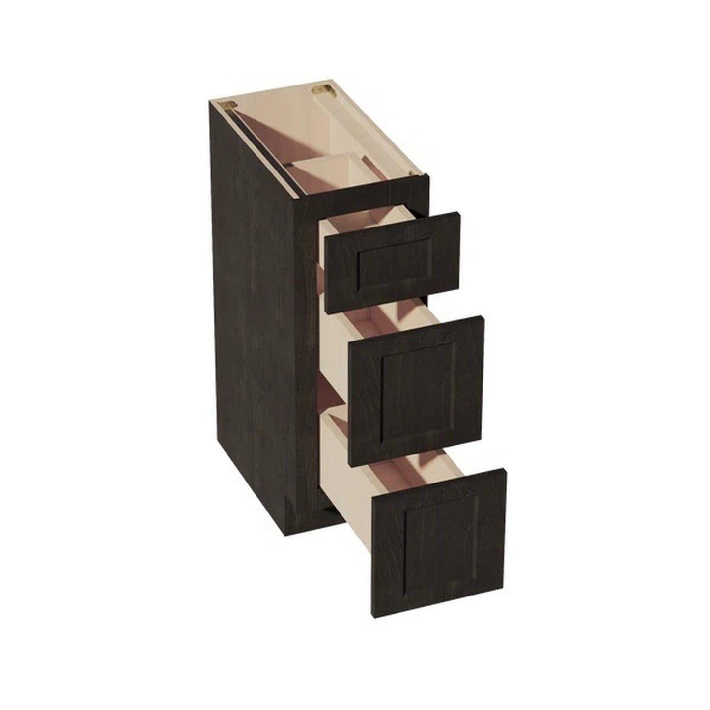 Quik Cabinets VDB1221 Ardelle Charcoal - Interior