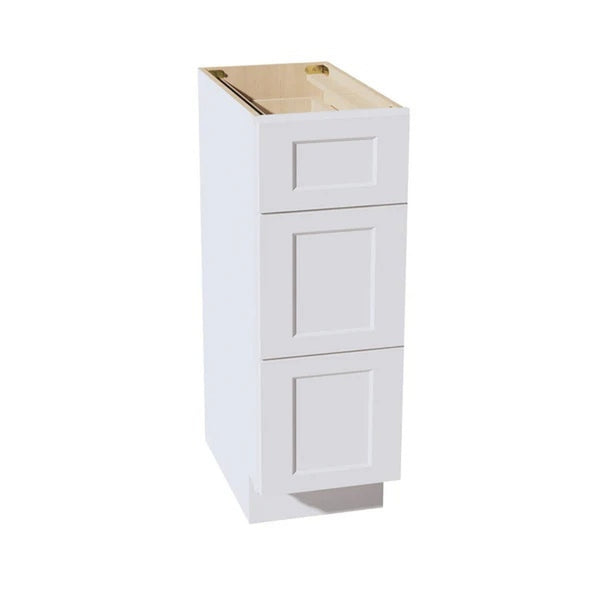 Shaker Vanity Drawer Cabinet 12" (VDB1221) · Ardelle - White - Hero