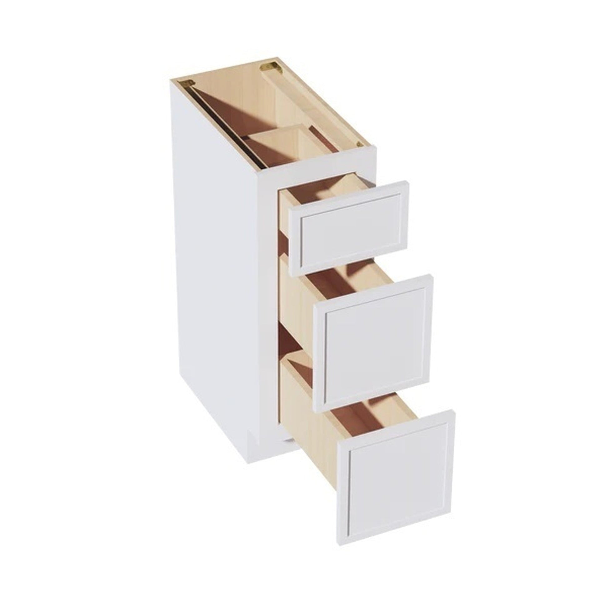 Slim Shaker Vanity Drawer Cabinet 12" (VDB1221) · Slim