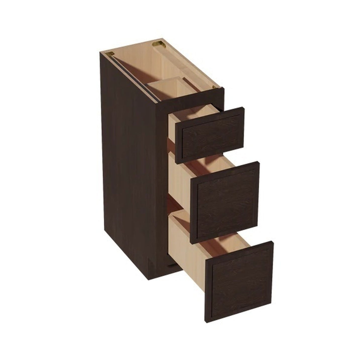 Quik Cabinets VDB1221 Slim Mocha - Interior