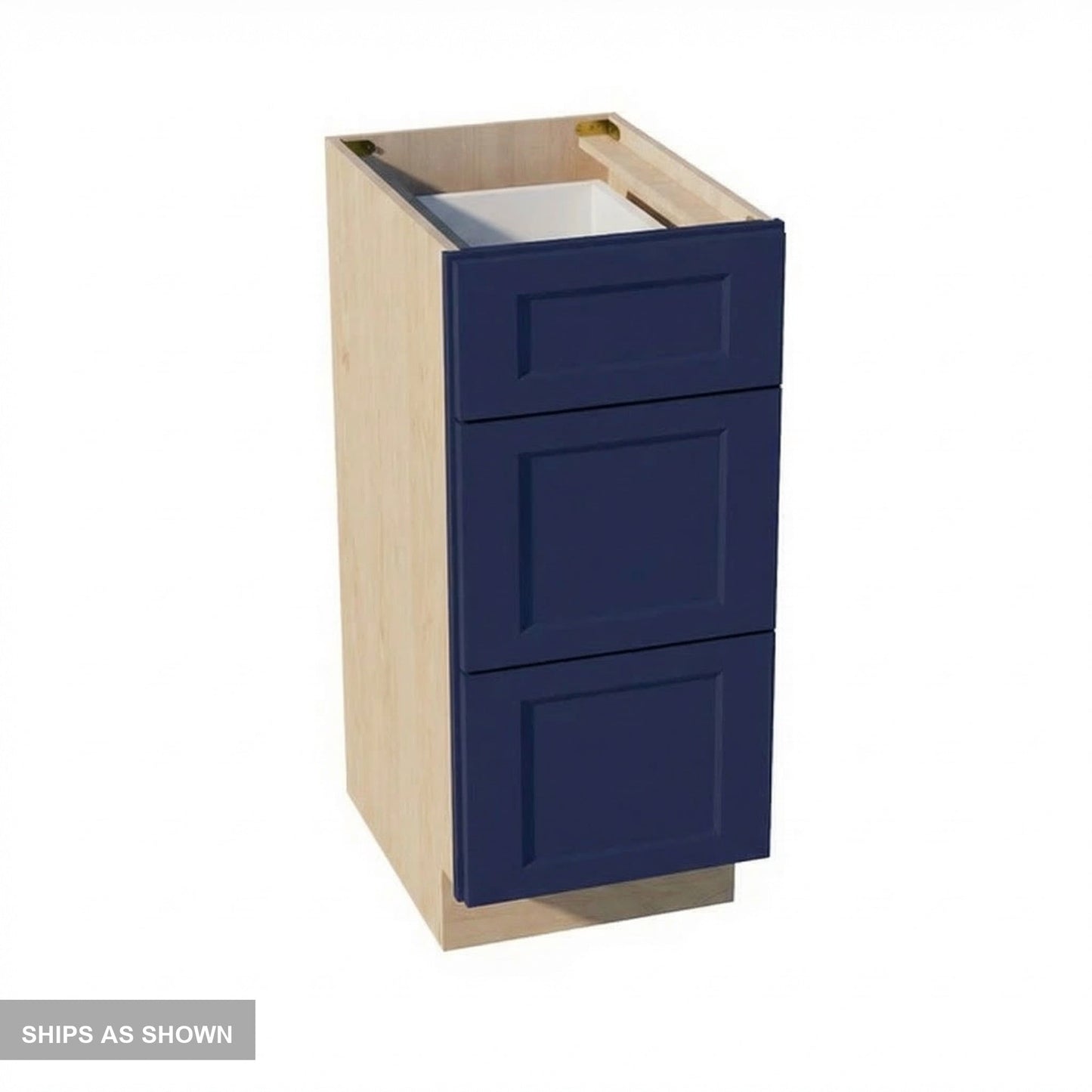 Shaker Vanity Drawer Cabinet 15" (VDB1521) · Ardelle - Blue - Flat Pack