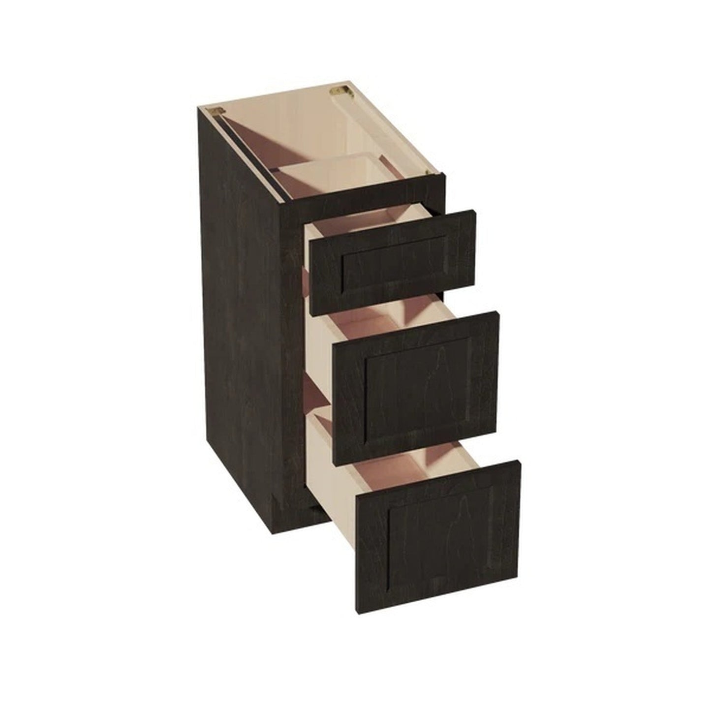 Quik Cabinets VDB1521 Ardelle Charcoal - Interior