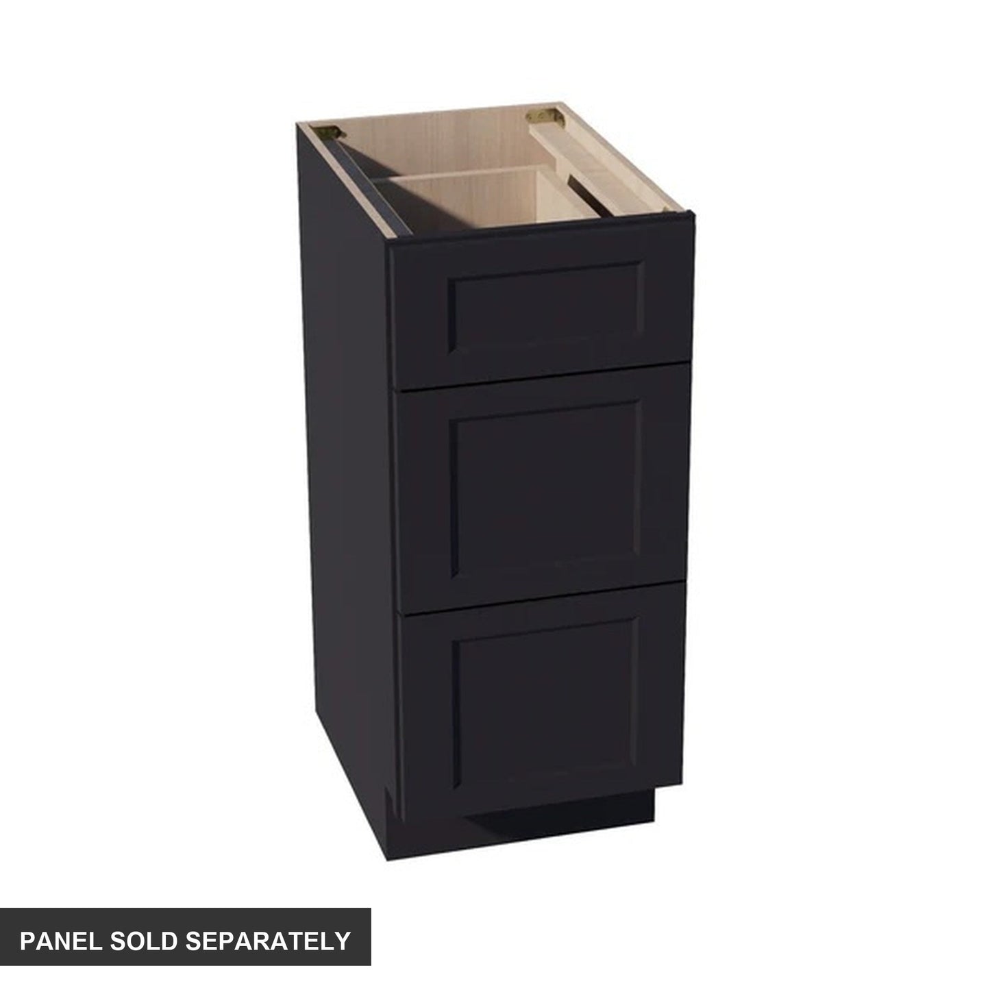 Shaker Vanity Drawer Cabinet 15" (VDB1521) · Ardelle - Ebony - Product