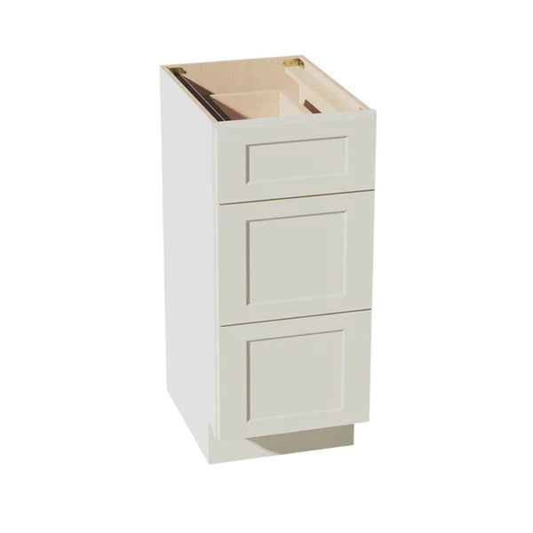 Shaker Vanity Drawer Cabinet 15" (VDB1521) · Tallis - Swan White - Hero