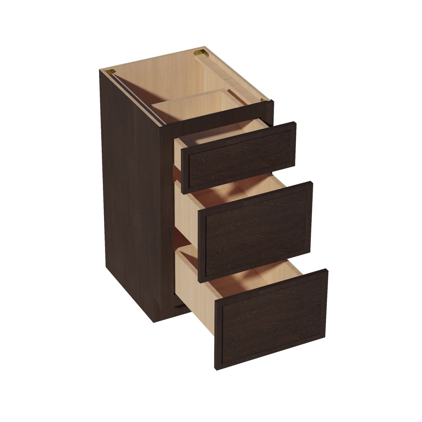 Quik Cabinets VDB1821 Slim Mocha - Interior