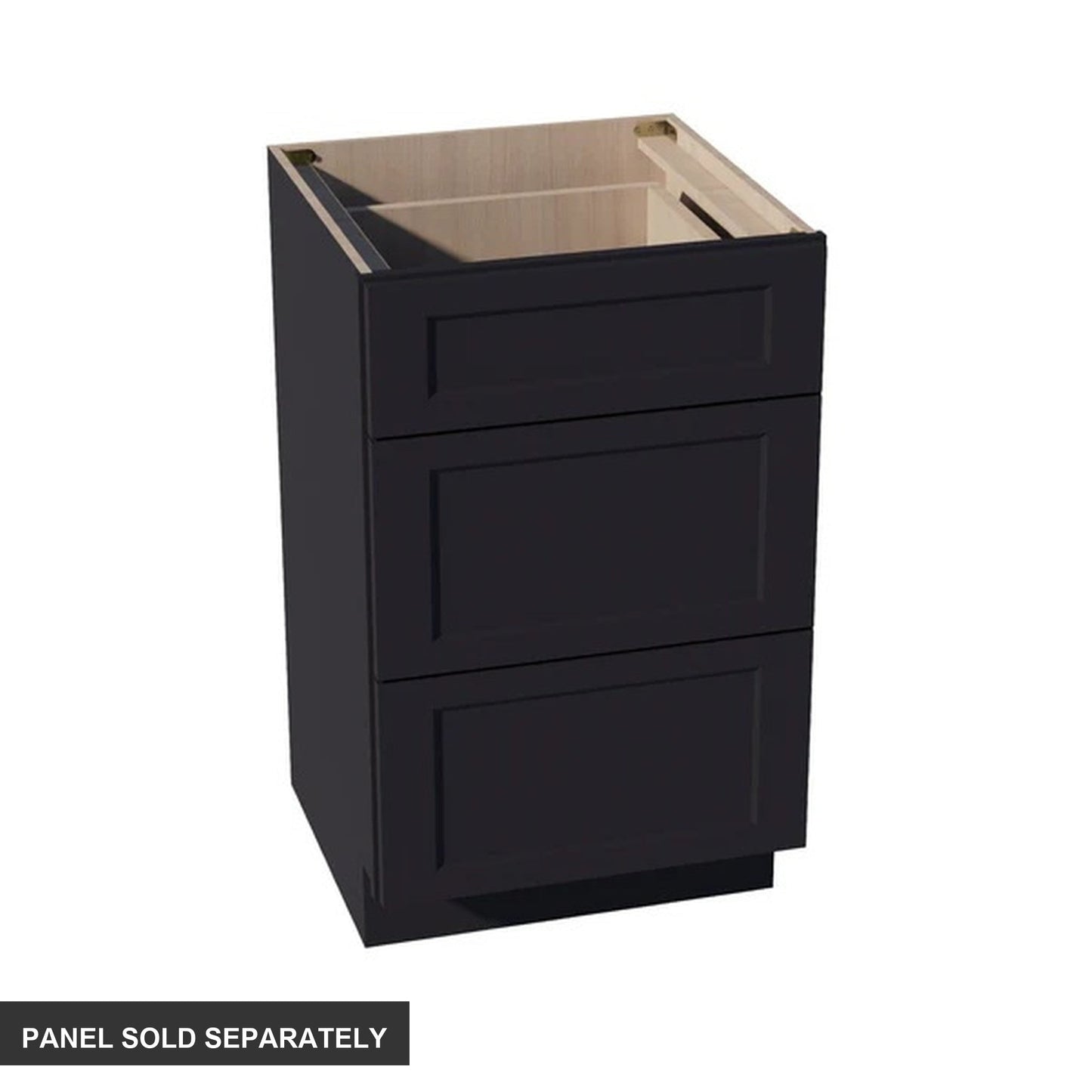 Shaker Vanity Drawer Cabinet 21" (VDB2121) · Ardelle - Ebony - Product