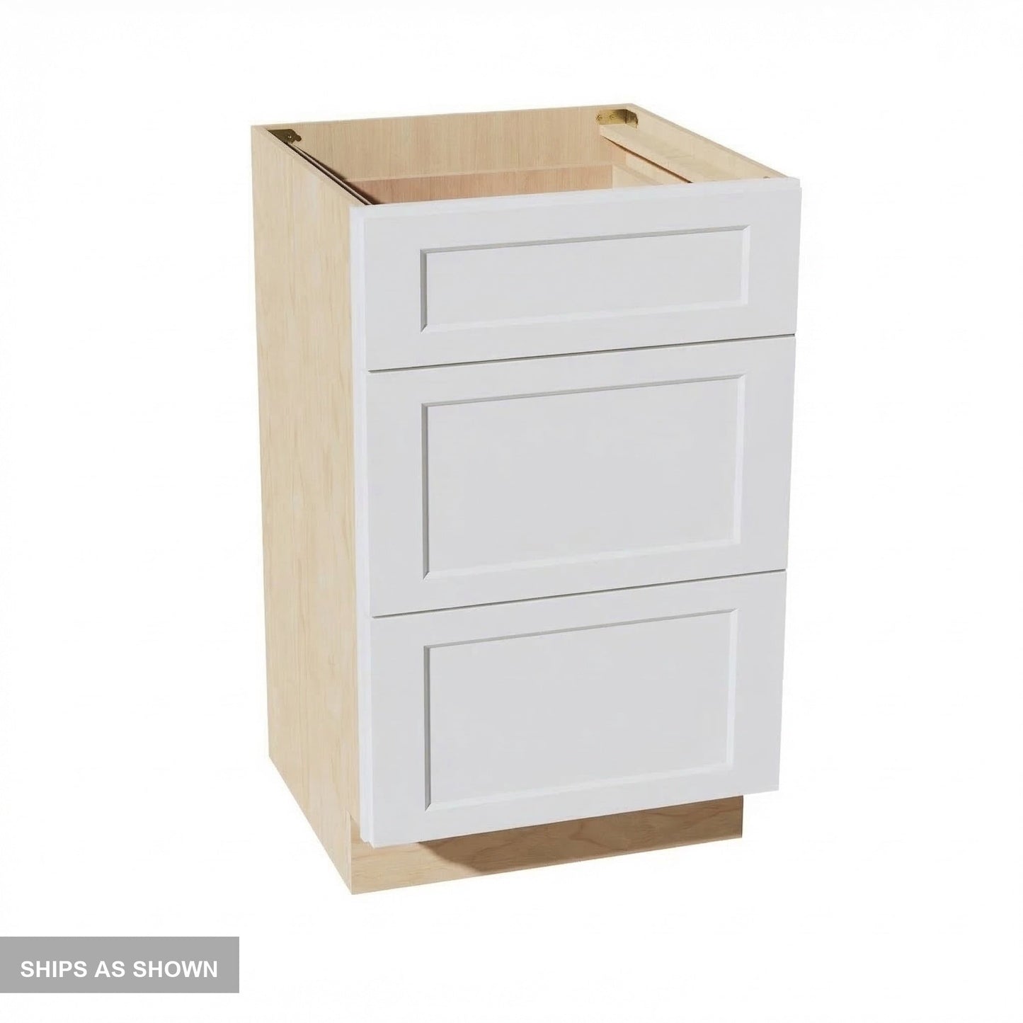 Shaker Vanity Drawer Cabinet 21" (VDB2121) · Ardelle - White - Flat Pack