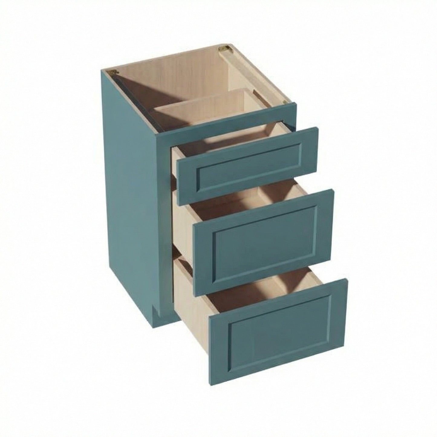 Shaker Vanity Drawer Cabinet 21" (VDB2121) · Tallis - Fairy Green - Interior