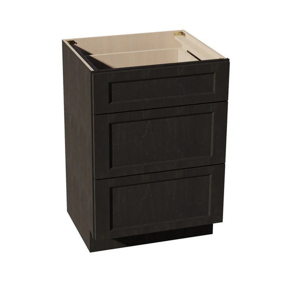Shaker Vanity Drawer Cabinet 24" (VDB2421) · Ardelle - Charcoal - Hero