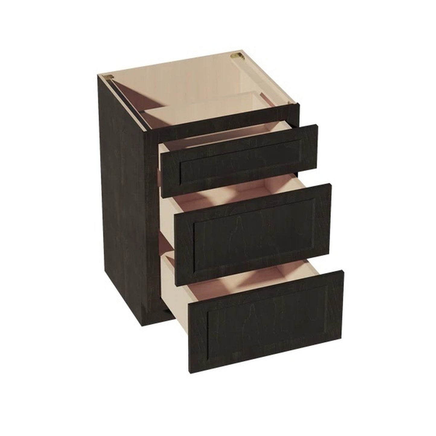 Quik Cabinets VDB2421 Ardelle Charcoal - Interior