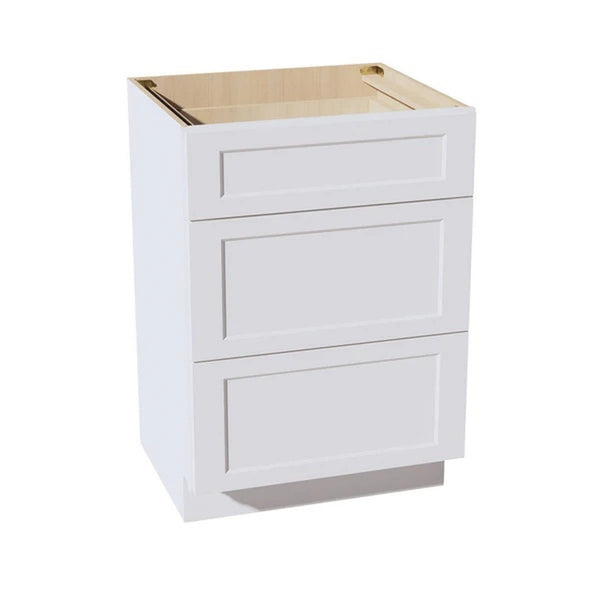 Shaker Vanity Drawer Cabinet 24" (VDB2421) · Ardelle - White - Hero