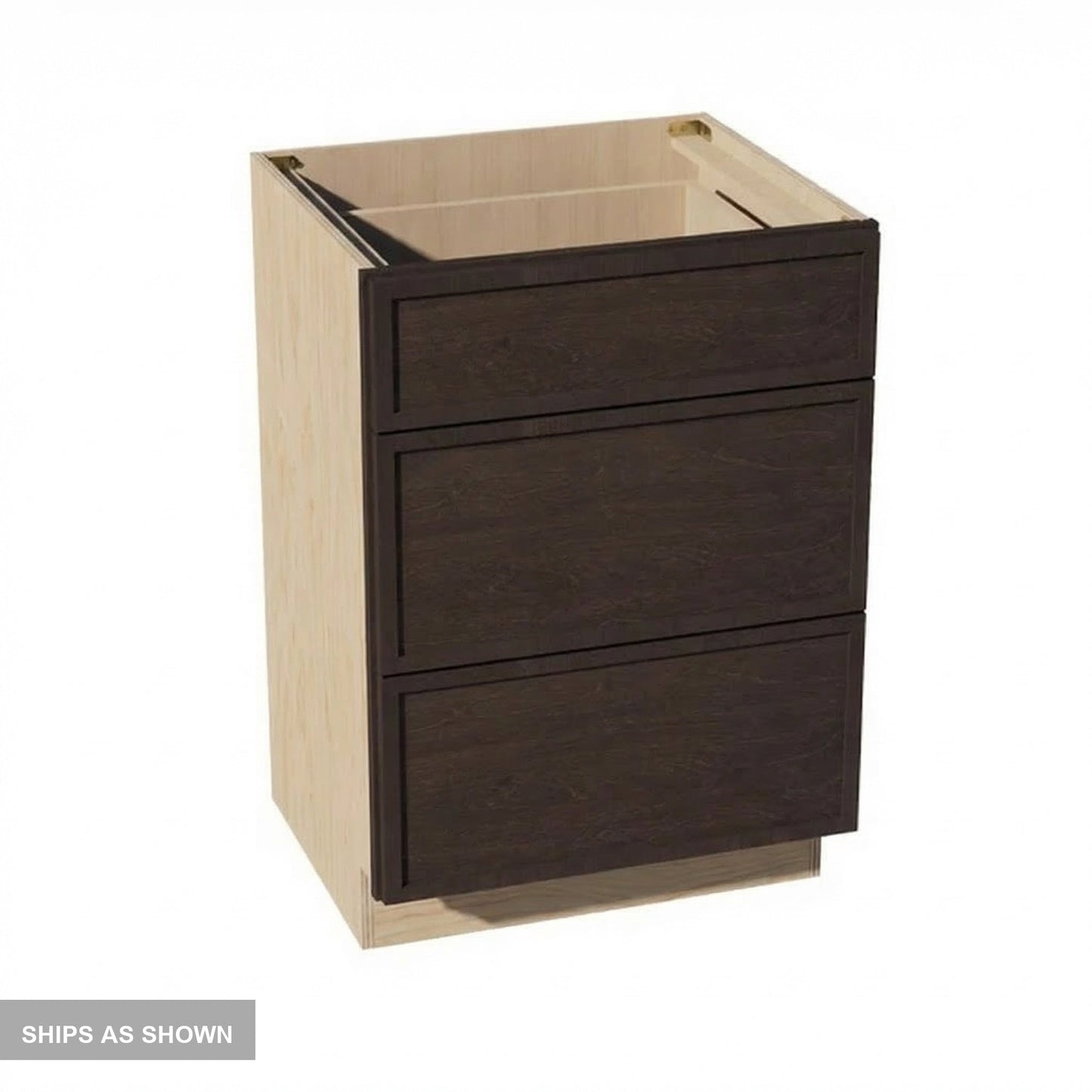 Quik Cabinets VDB2421 Slim Mocha - Flatpack