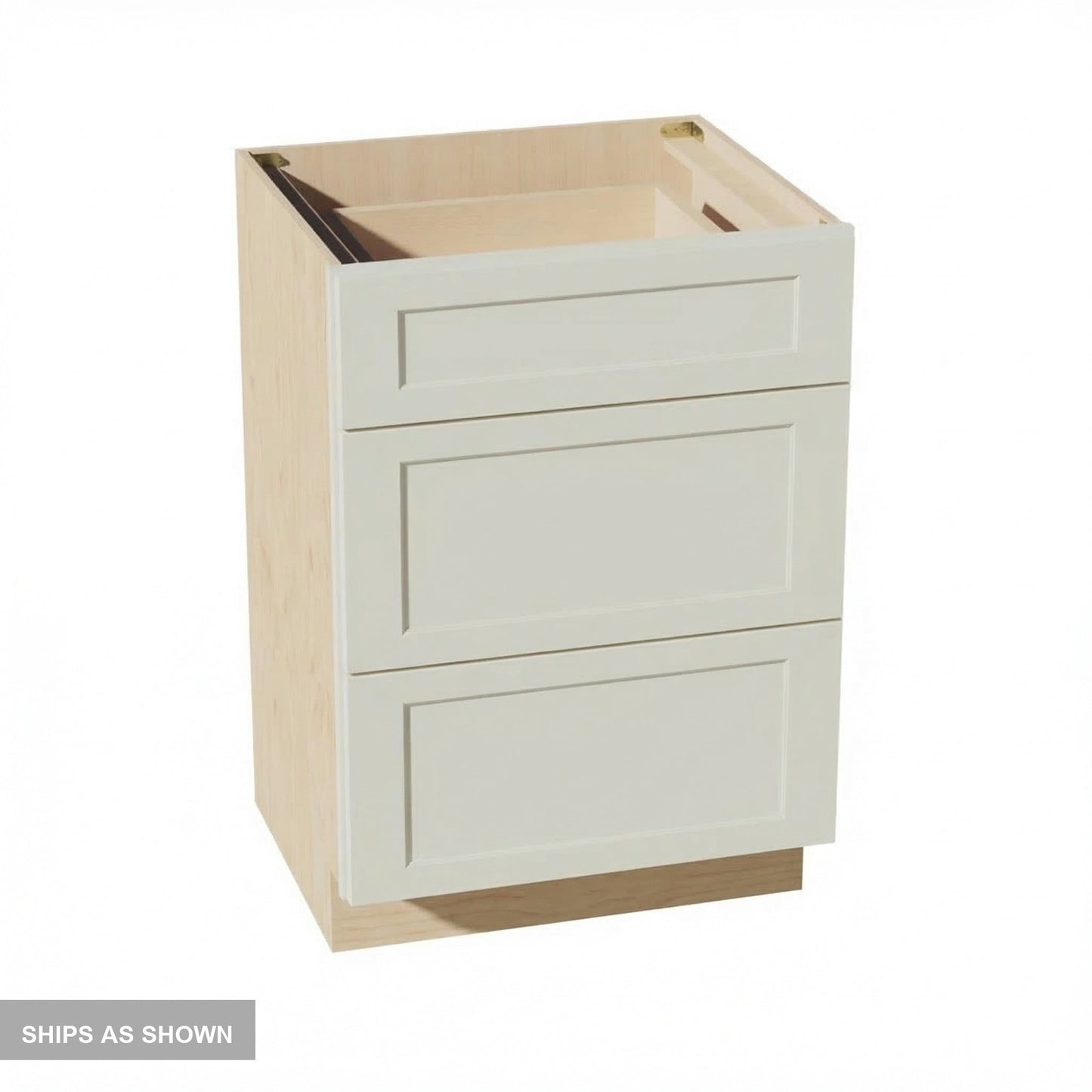 Quik Cabinets VDB2421 Tallis Swan White - Flatpack