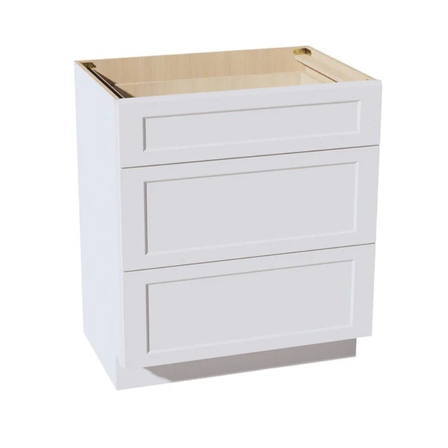 Shaker Vanity Drawer Cabinet 30" (VDB3021) · Ardelle - White - Hero