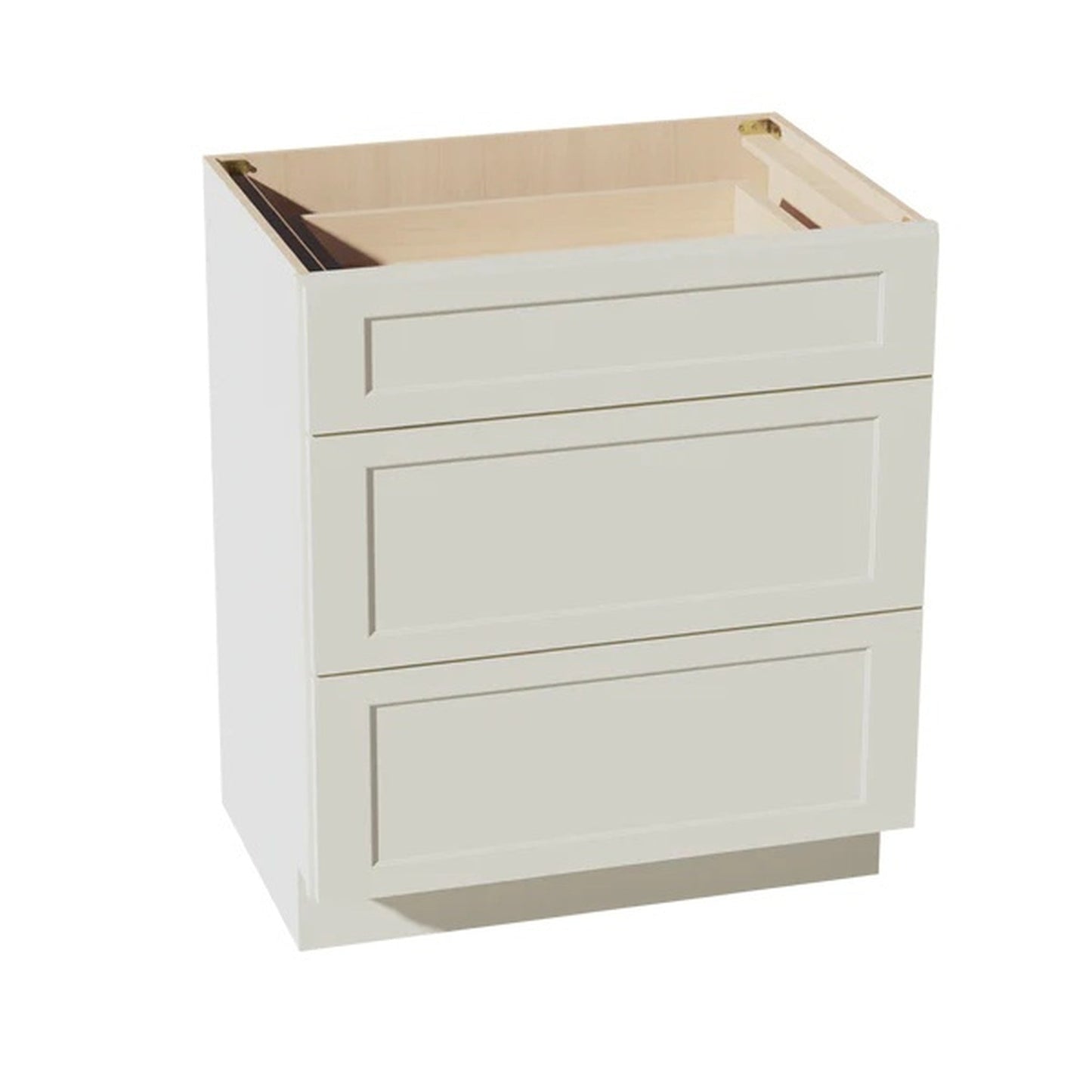 Shaker Vanity Drawer Cabinet 30" (VDB3021) · Tallis - Swan White - Hero