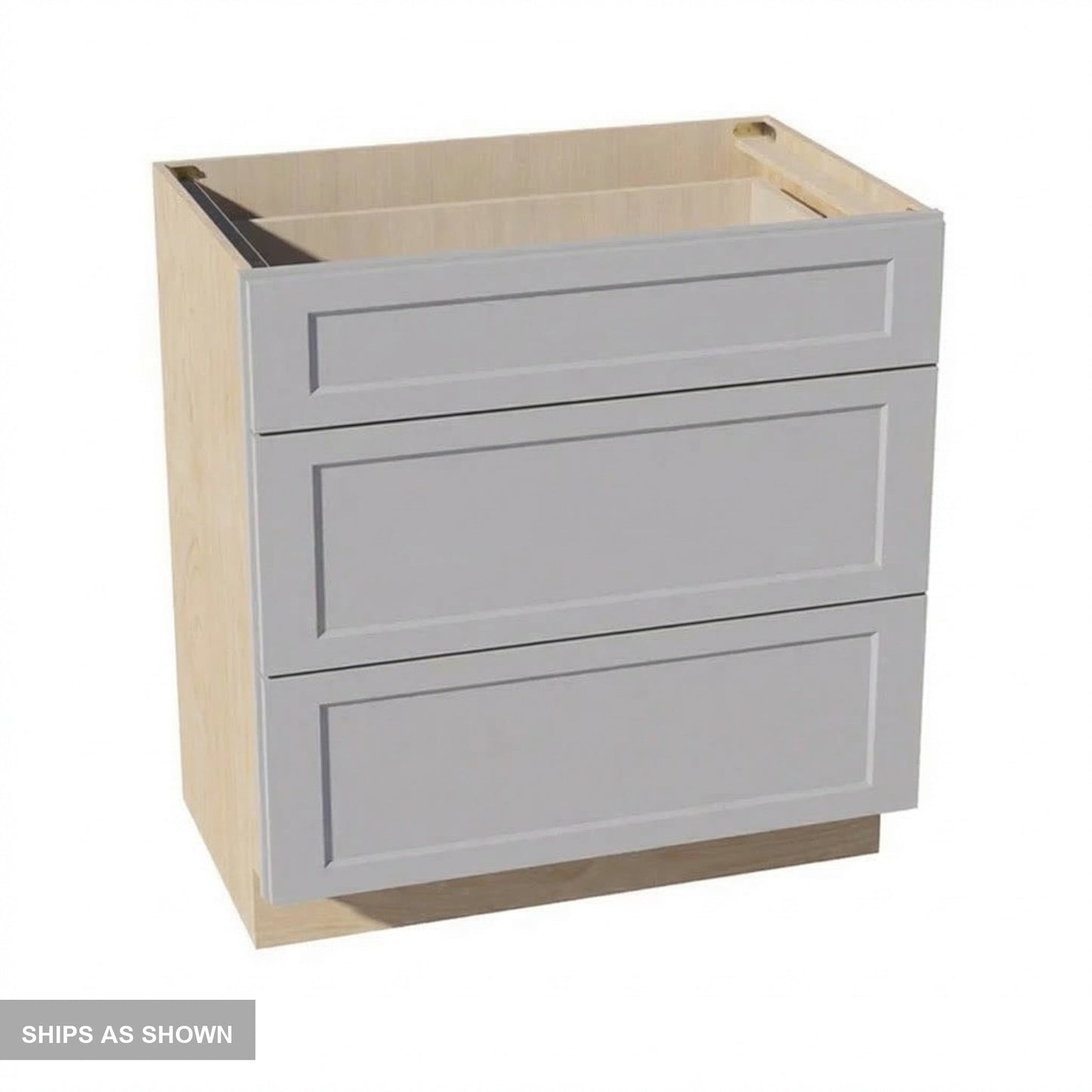 Shaker Vanity Drawer Cabinet 33" (VDB3321) · Ardelle - Ash - Flat Pack