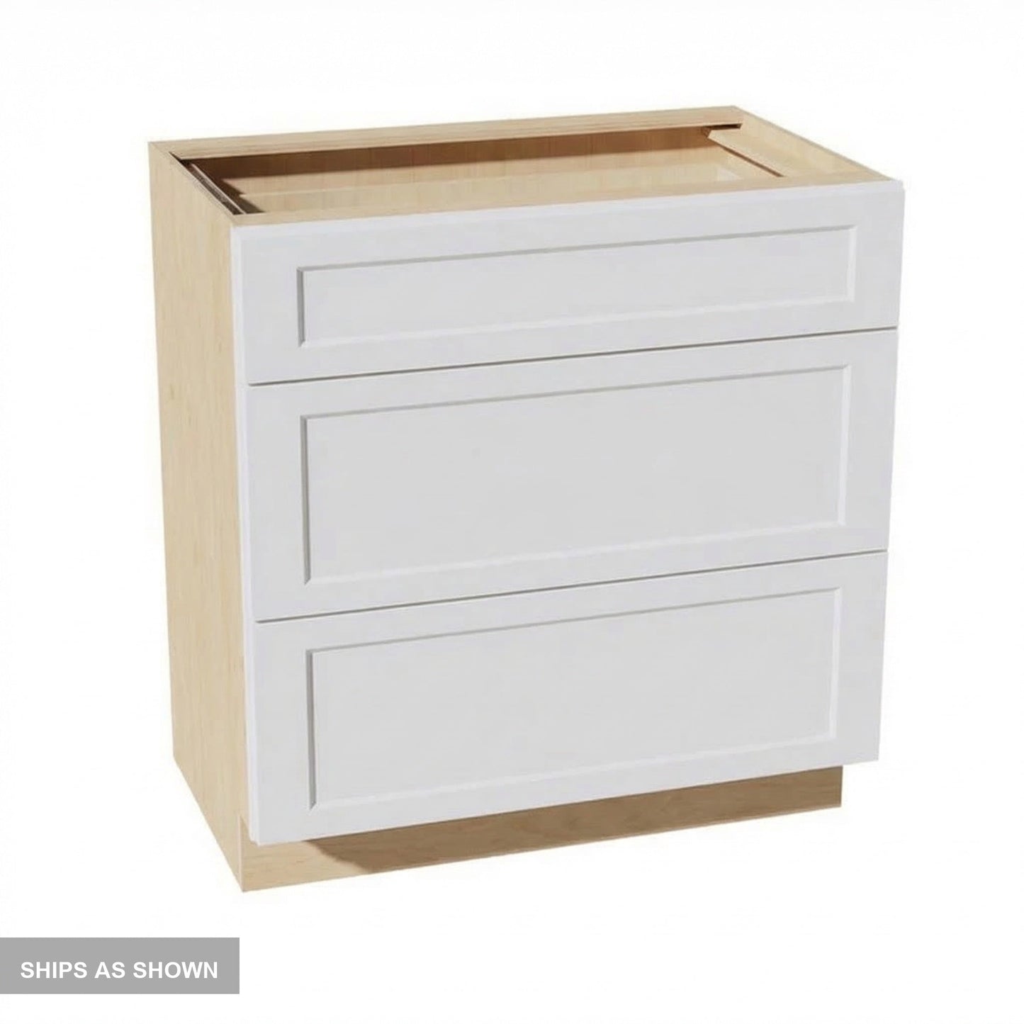 Quik Cabinets VDB3321 Ardelle White - Flatpack