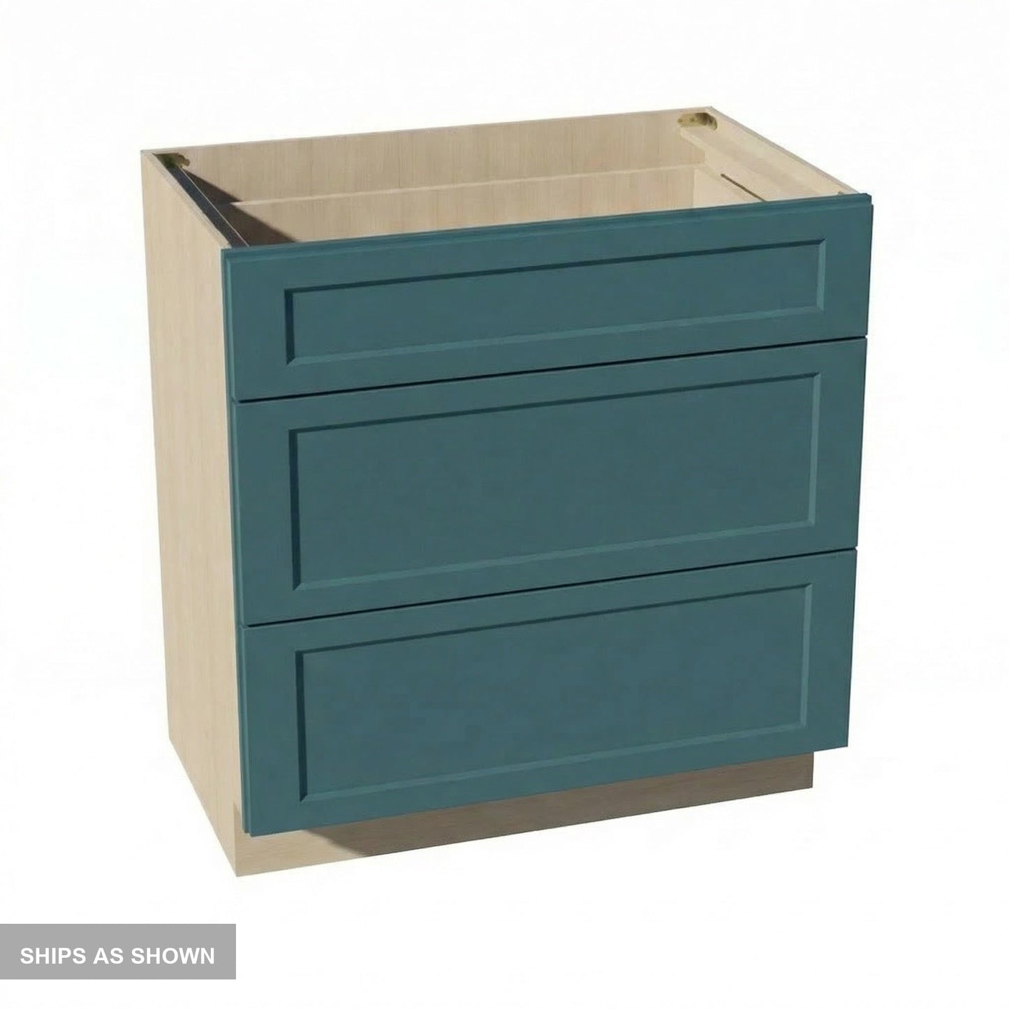 Shaker Vanity Drawer Cabinet 33" (VDB3321) · Tallis - Fairy Green - Flat Pack