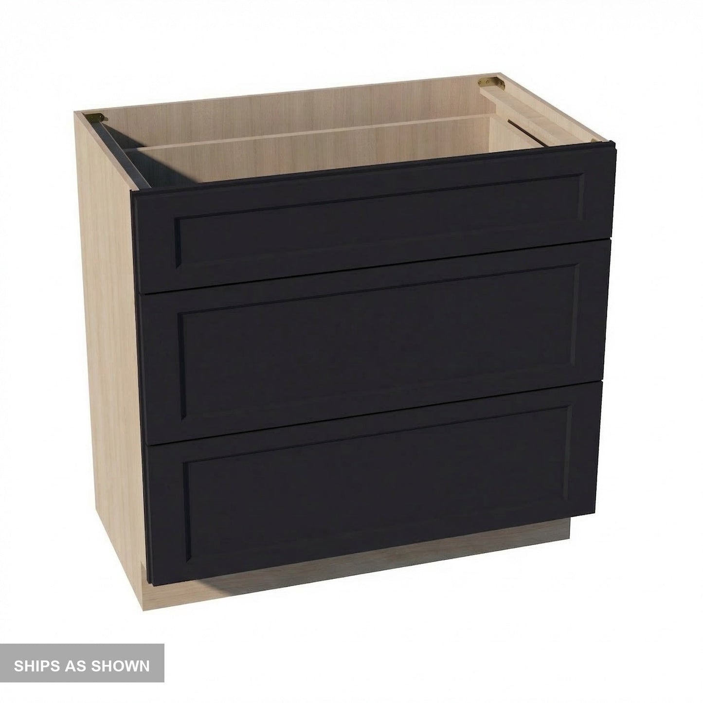 Quik Cabinets VDB3621 Ardelle Ebony - Flatpack