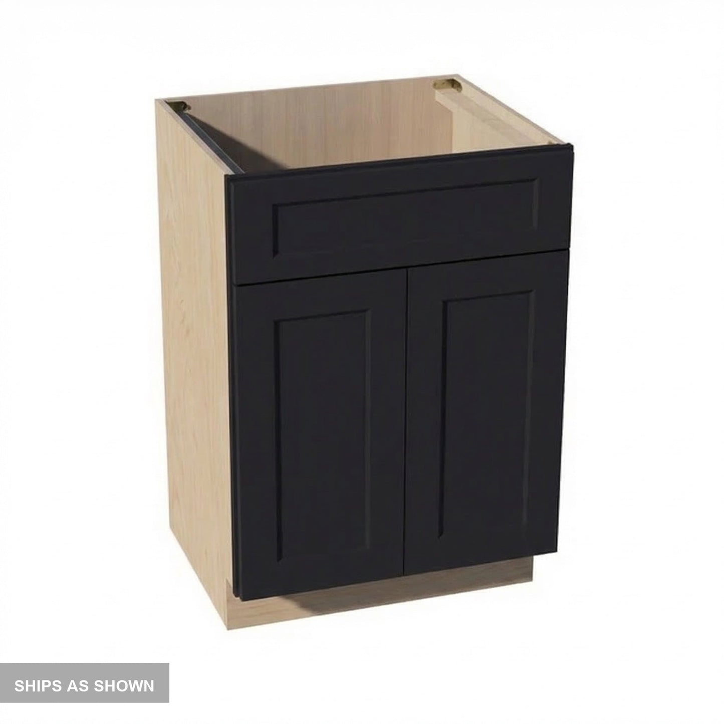 Quik Cabinets VSB2421 Ardelle Ebony - Flatpack