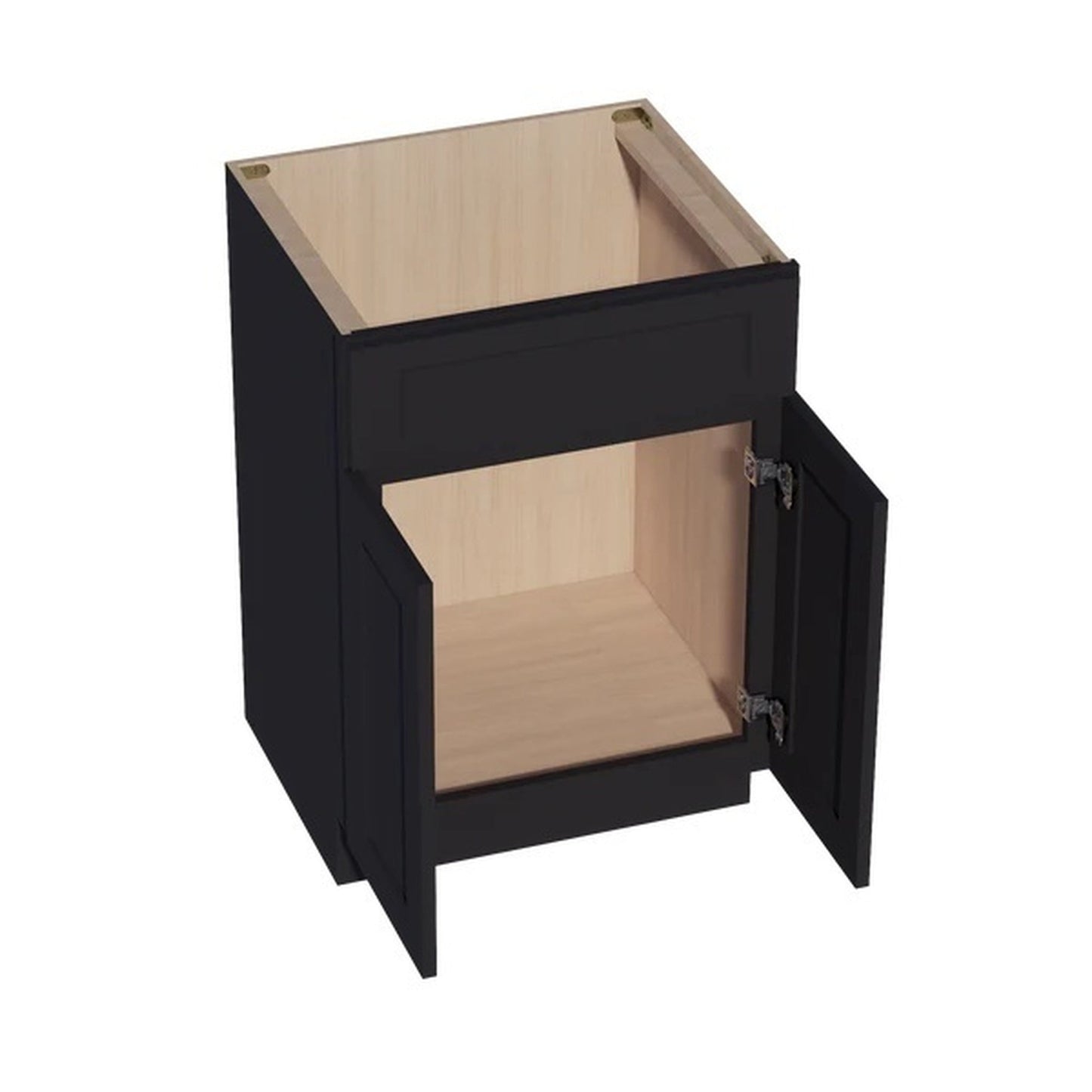 Quik Cabinets VSB2421 Ardelle Ebony - Interior