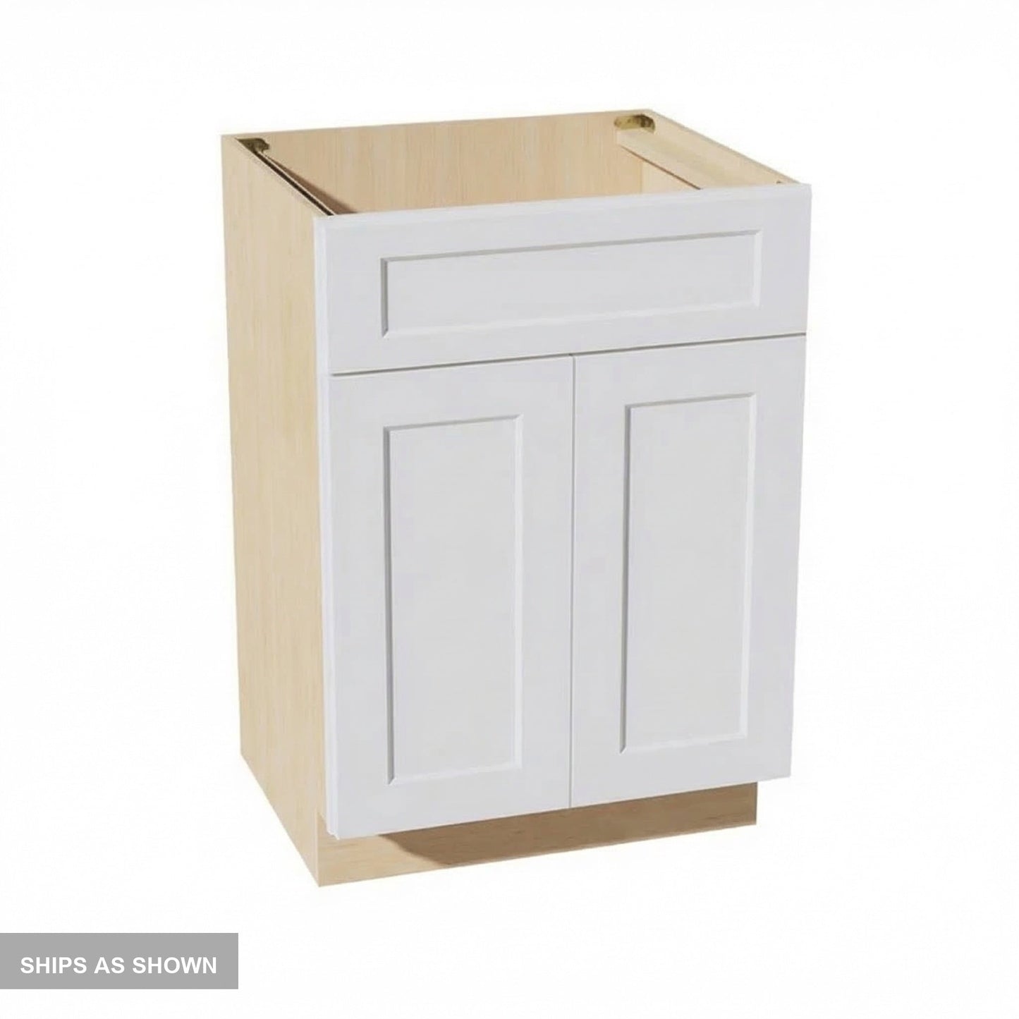 Quik Cabinets VSB2421 Ardelle White - Flatpack