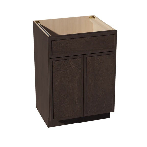 Slim Shaker Sink Base Cabinet 24" (VSB2421) · Slim in Mocha