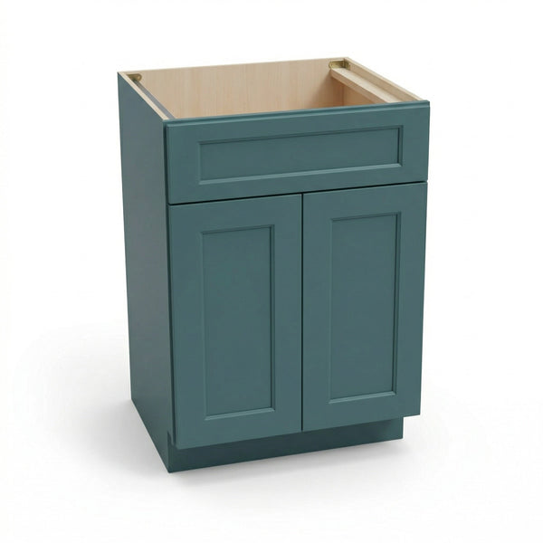 Shaker Sink Base Cabinet 24" (VSB2421) · Tallis in Fairy Green