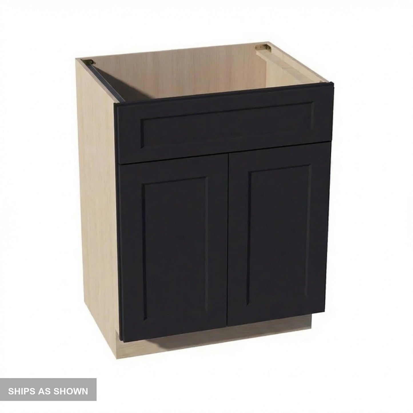 Quik Cabinets VSB2721 Ardelle Ebony - Flatpack