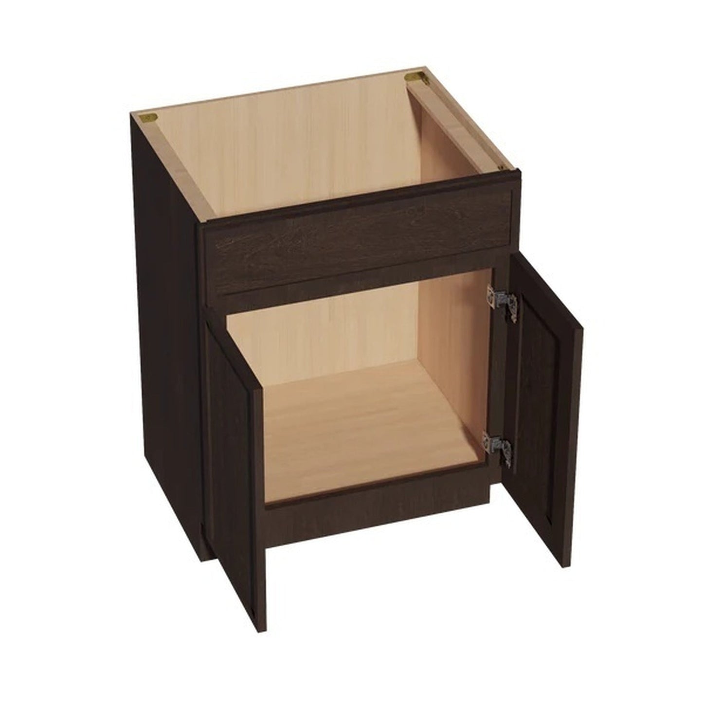 Quik Cabinets VSB2721 Slim Mocha - Interior