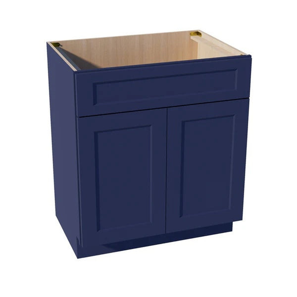 Shaker Sink Base Cabinet 30" (VSB3021) · Ardelle - Blue - Hero