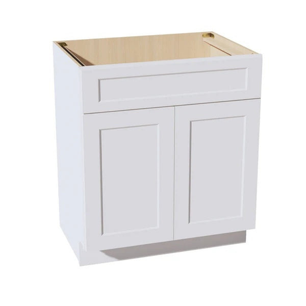 Shaker Sink Base Cabinet 30" (VSB3021) · Ardelle - White - Hero