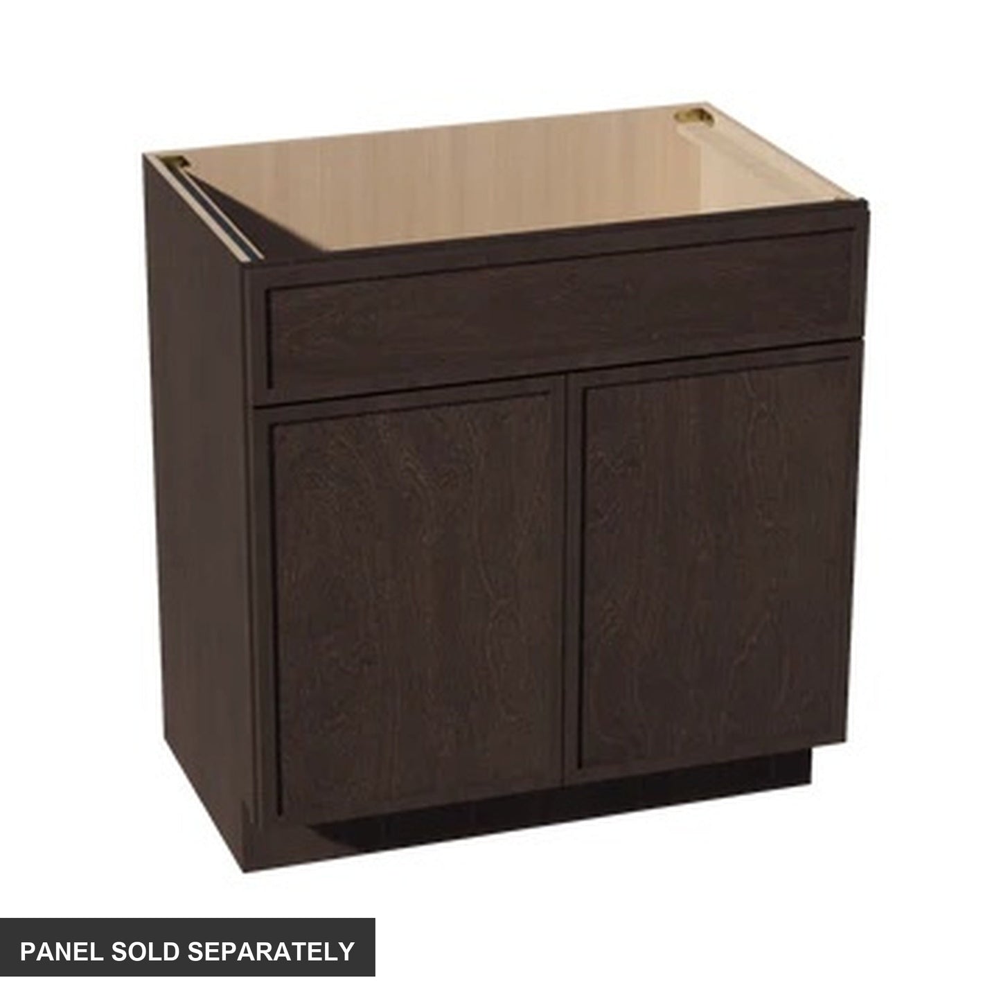 Slim Shaker Sink Base Cabinet 33" (VSB3321) · Slim - Mocha - Product