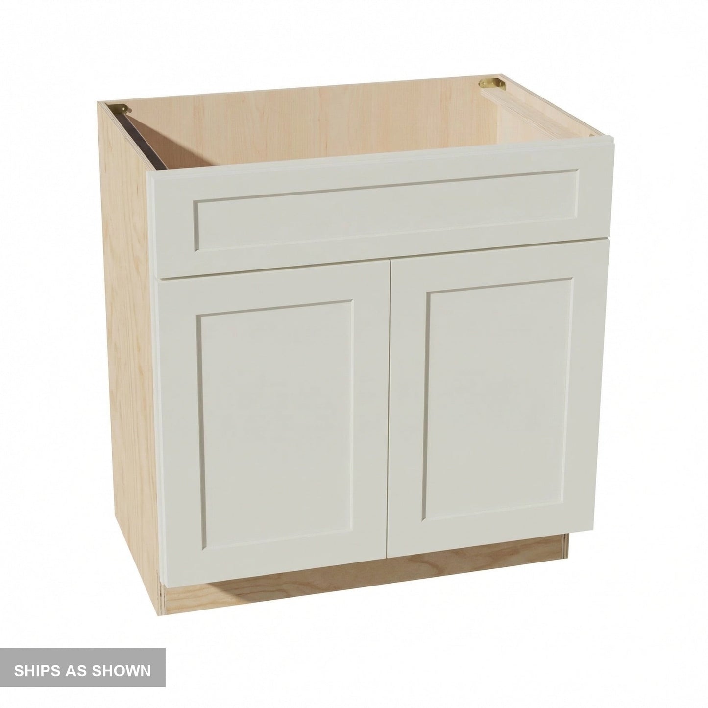 Quik Cabinets VSB3321 Tallis Swan White - Flatpack