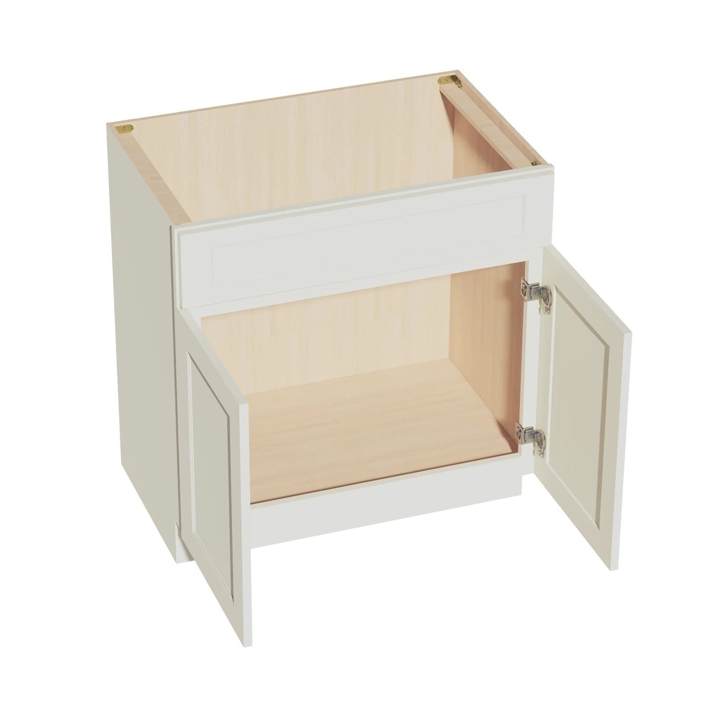 Quik Cabinets VSB3321 Tallis Swan White - Interior