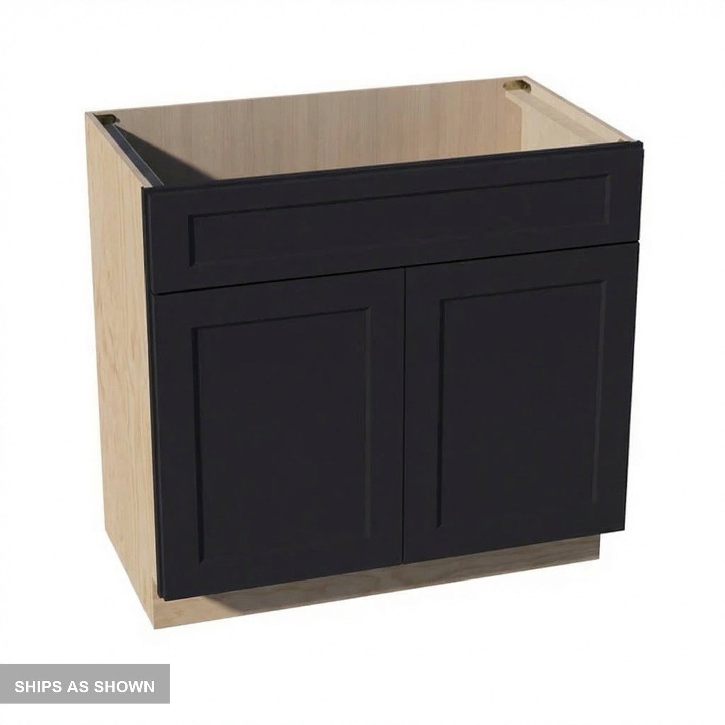 Quik Cabinets VSB3621 Ardelle Ebony - Flatpack