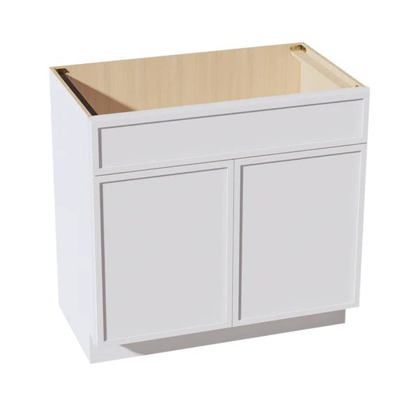 Slim Shaker Sink Base Cabinet 36" (VSB3621) · Slim in Frost