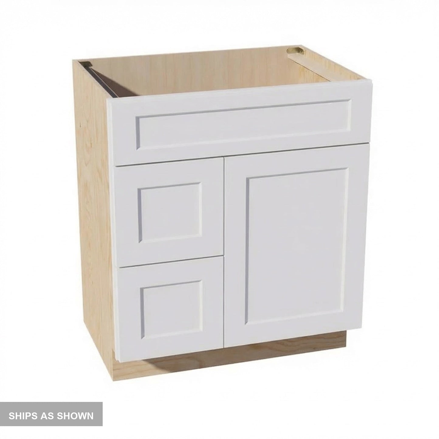 Quik Cabinets VSD3021L Ardelle Ash - Flatpack