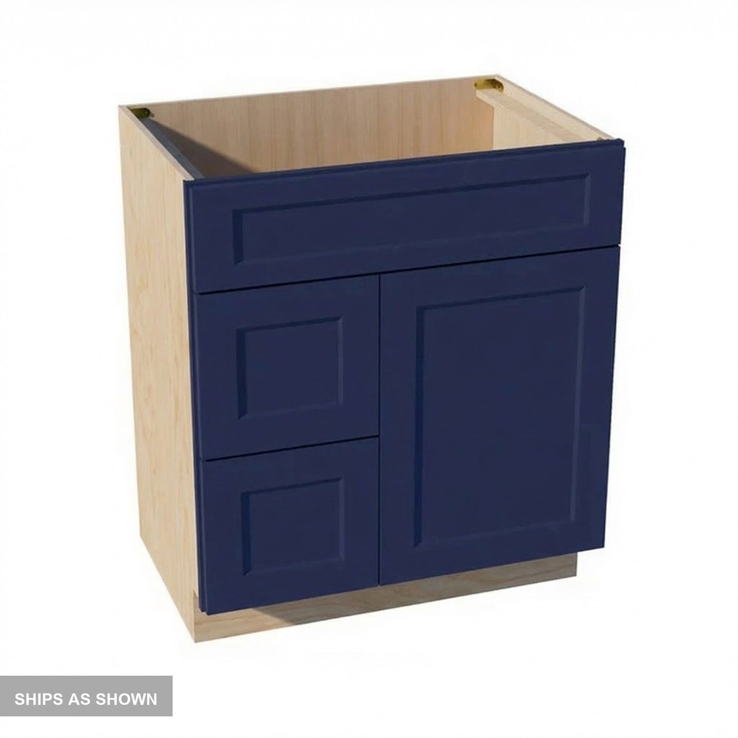 Quik Cabinets VSD3021L Ardelle Blue - Flatpack