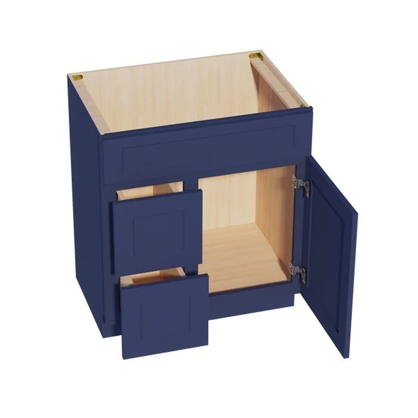 Quik Cabinets VSD3021L Ardelle Blue - Interior